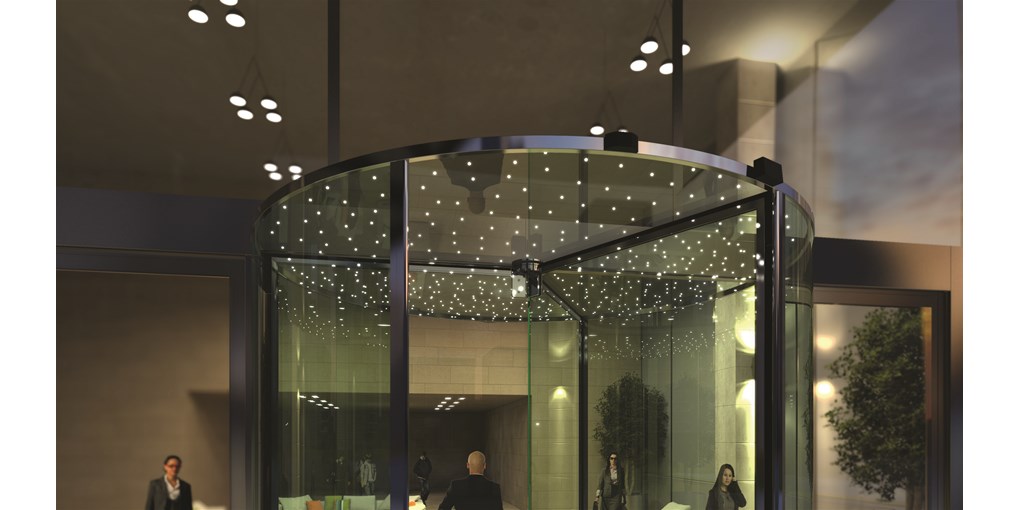 ASSA ABLOY all-glass revolving doors